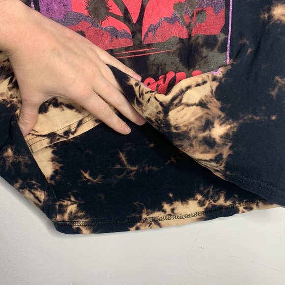 Vintage Distressed Love National Park Bleach Dyed Short Sleeved TShirt Size S/XS - Picture 9 of 9